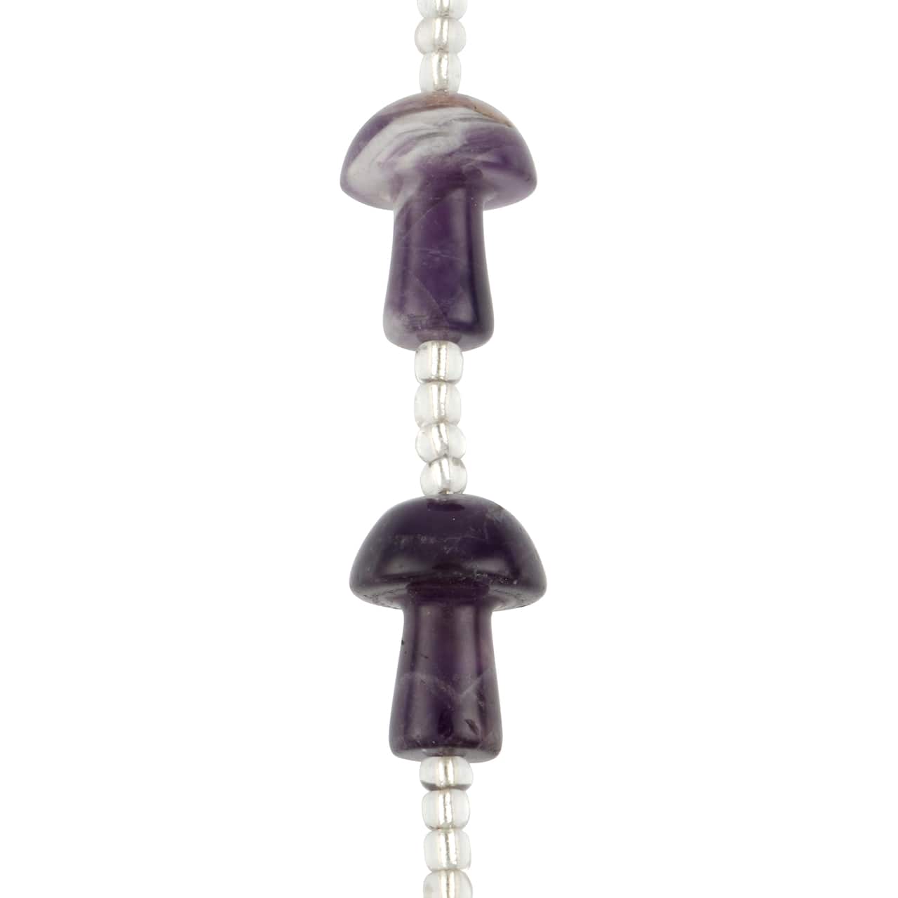 6 Packs: 4 ct. (24 total) Amethyst Mushroom Beads, 20mm by Bead Landing™